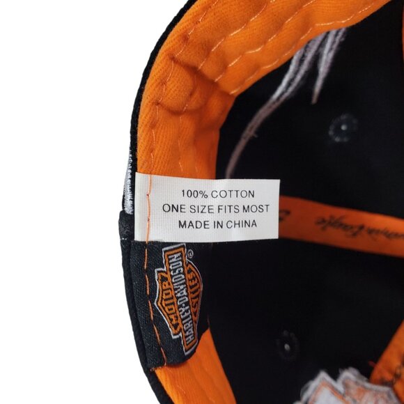 Rare Vintage 1999 Harley Davidson Motorcycles SCREAMIN EAGLE Flames Hat Cap - Picture 13 of 13